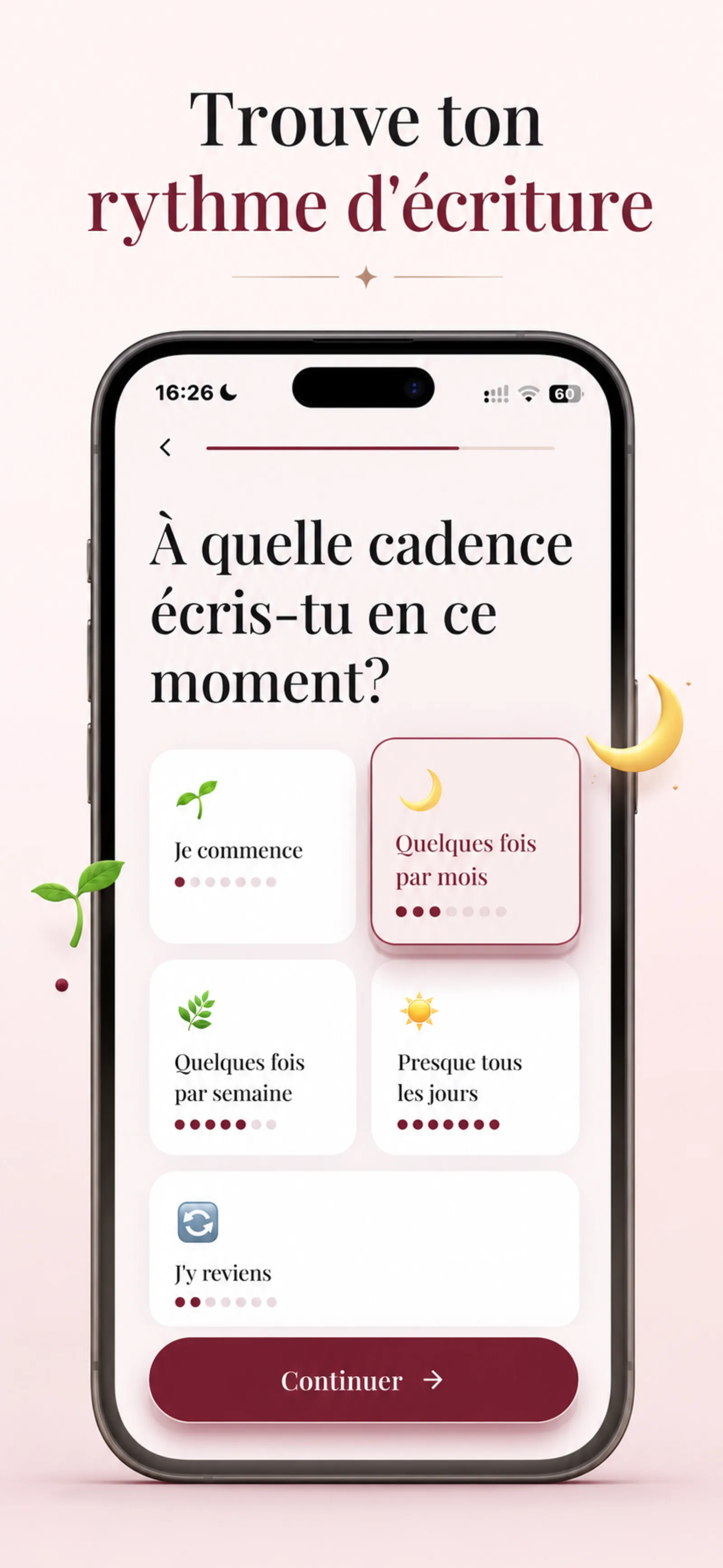 Rythme d'écriture