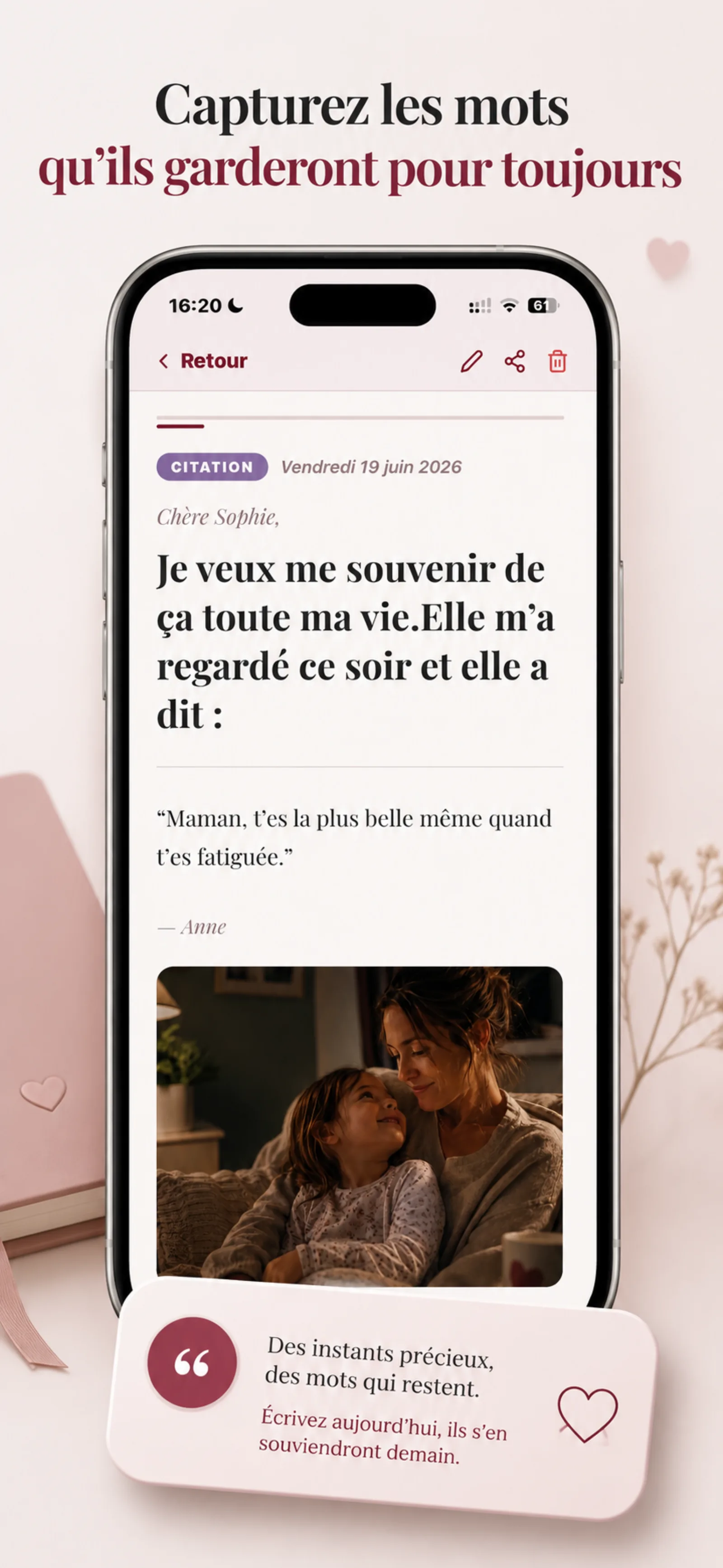 Capturez les mots
