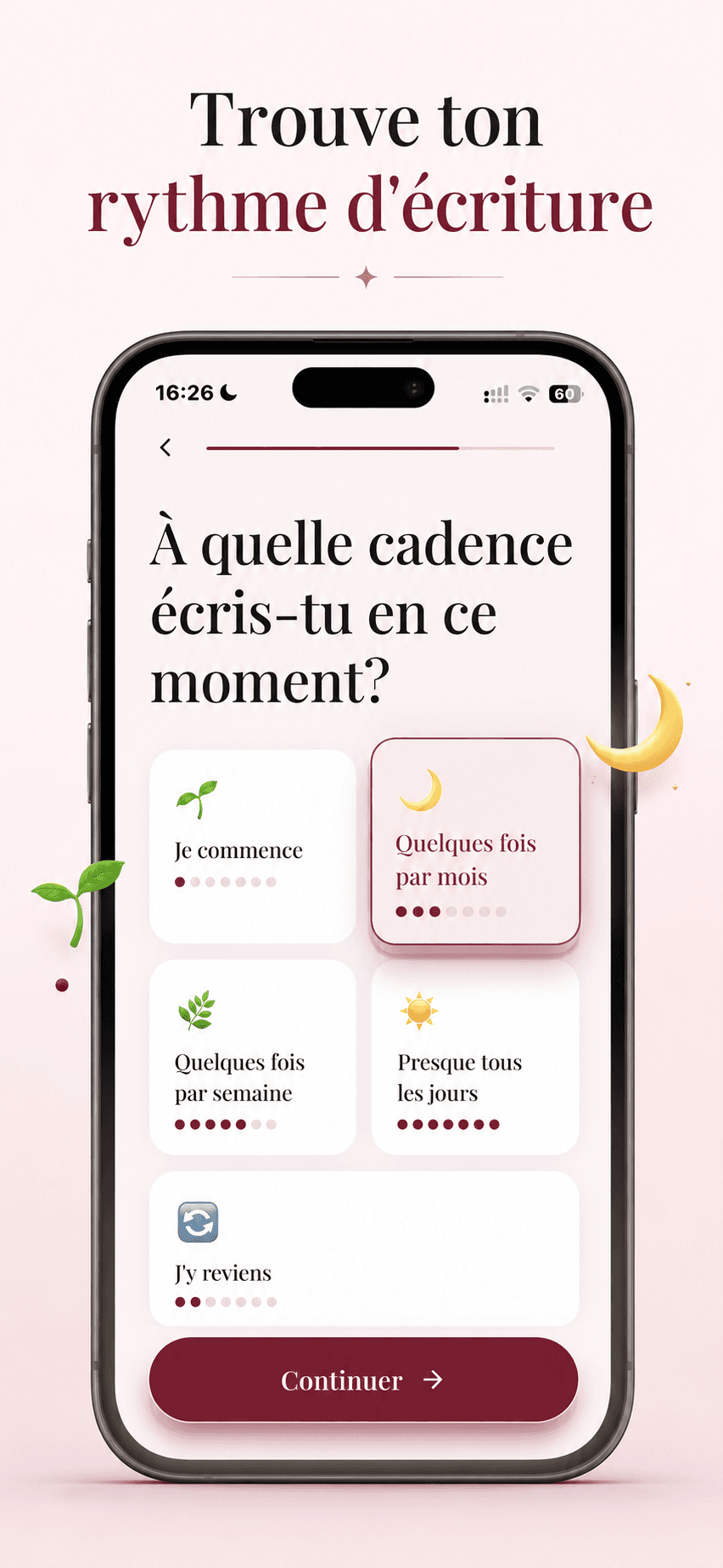 Rythme d'écriture