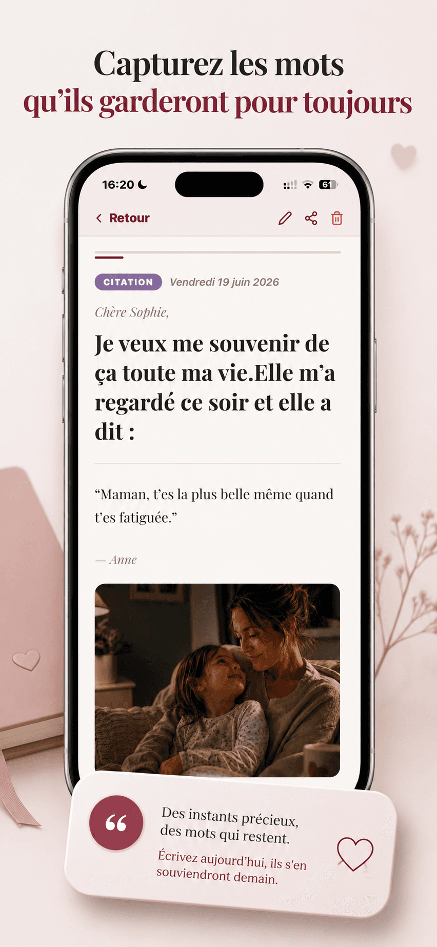 Capturez les mots
